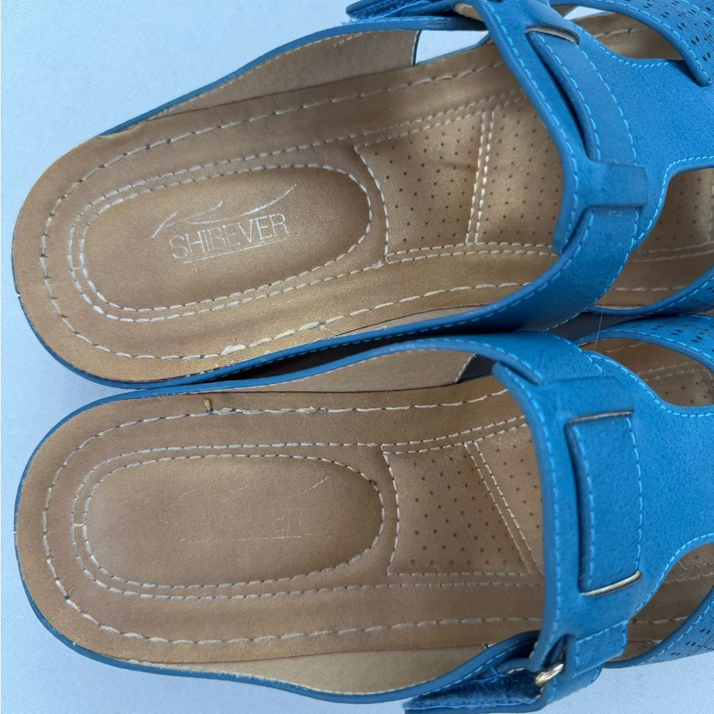 Shibever Blue Sandals